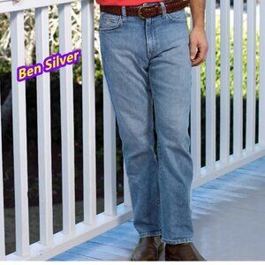 Ben Silver Charleston Blues USA Mens Waterman Jeans 34/27 Straight Leg